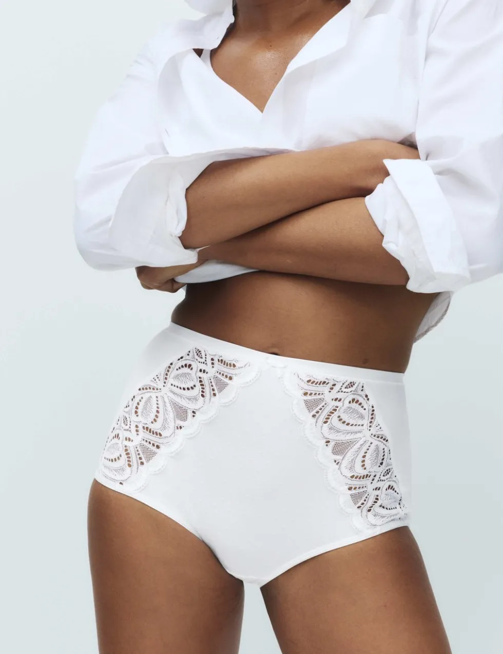 3pk Amelia Lace Full Briefs