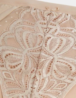 3pk Amelia Lace High Leg Knickers