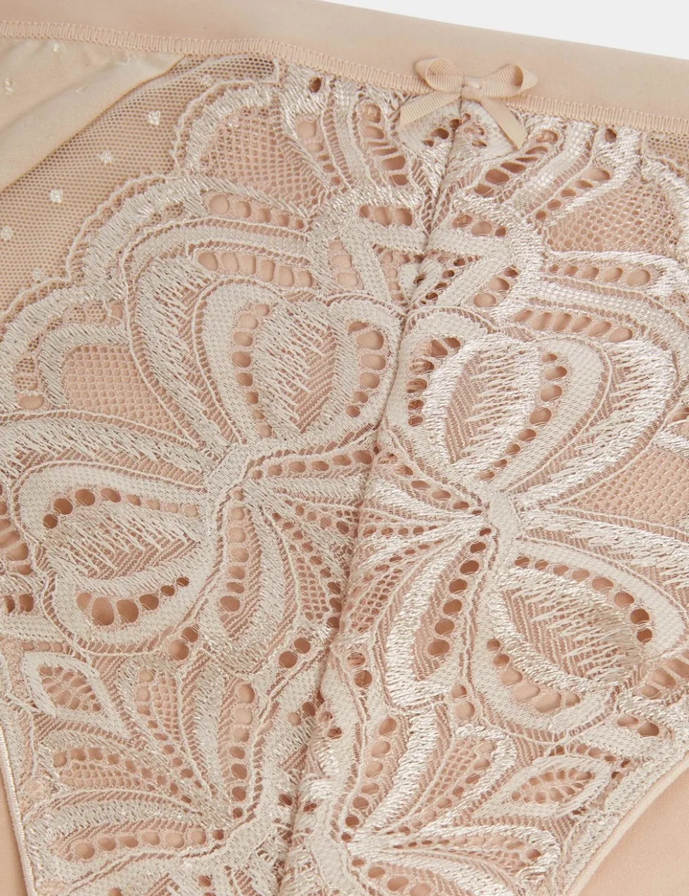3pk Amelia Lace High Leg Knickers