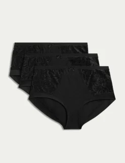 3pk Amelia Lace High Rise Shorts