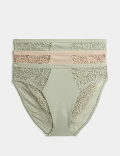 3pk Body Soft™ High Leg Knickers