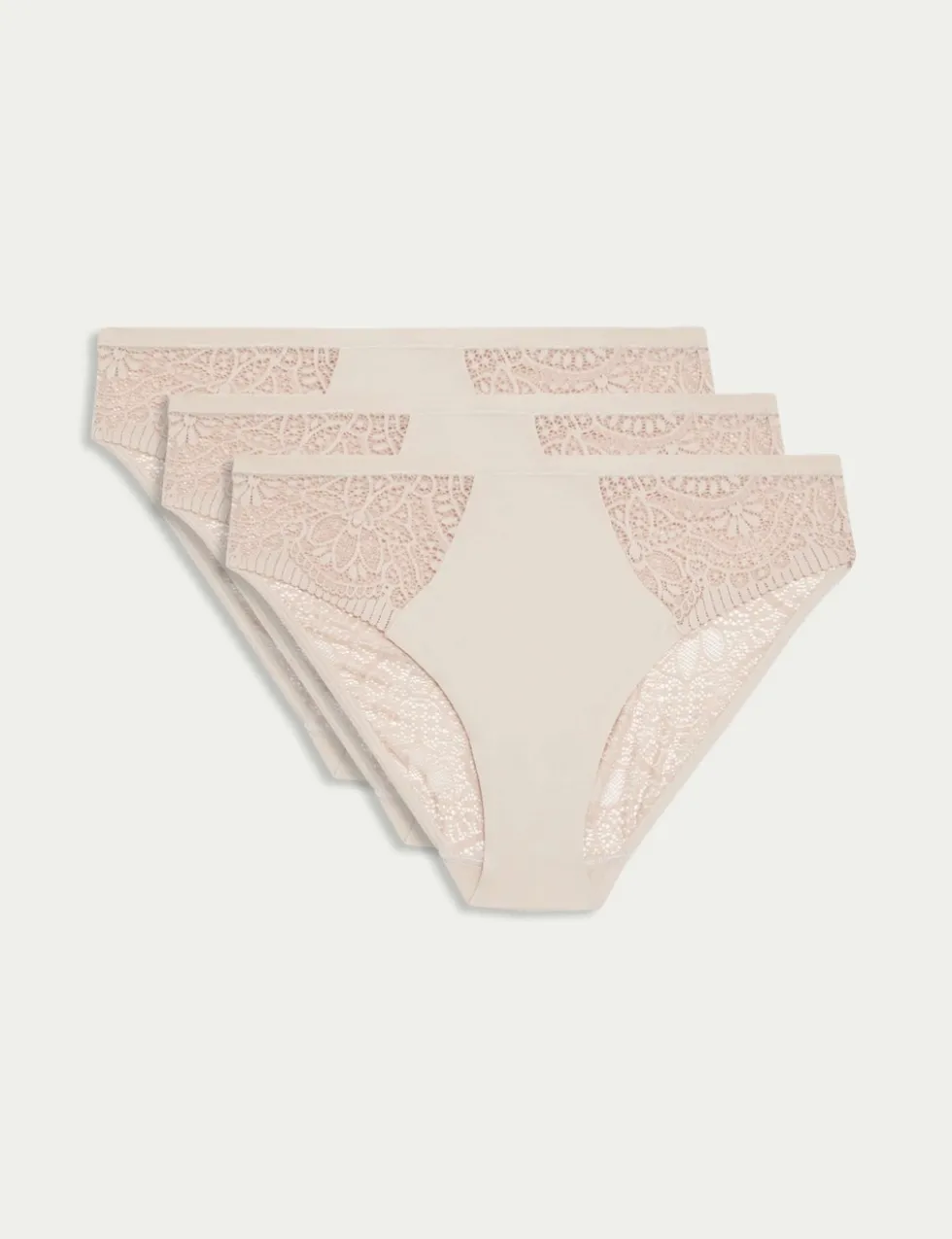 3pk Body Soft™ High Leg Knickers