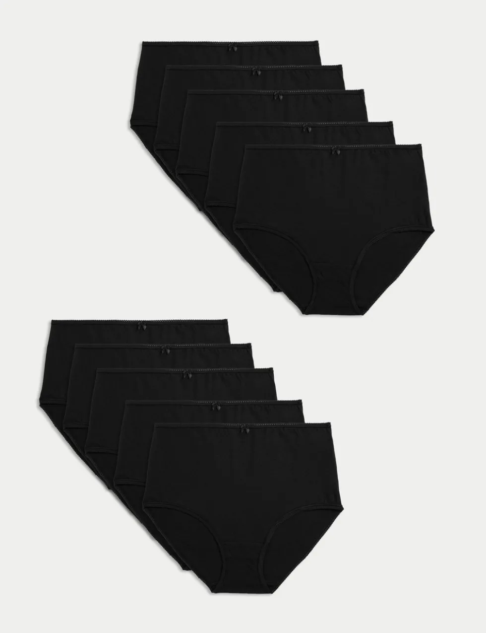 10pk Cotton Lycra® Full Briefs