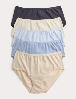 5pk Cotton Lycra® High Rise Shorts