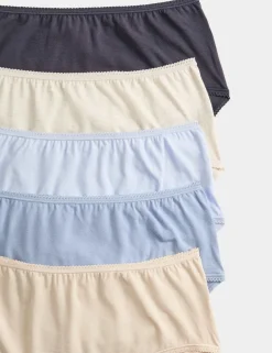 5pk Cotton Lycra® High Rise Shorts