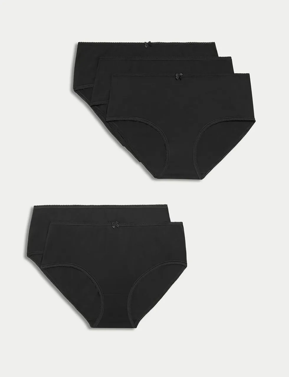 5pk Cotton Lycra® High Rise Shorts