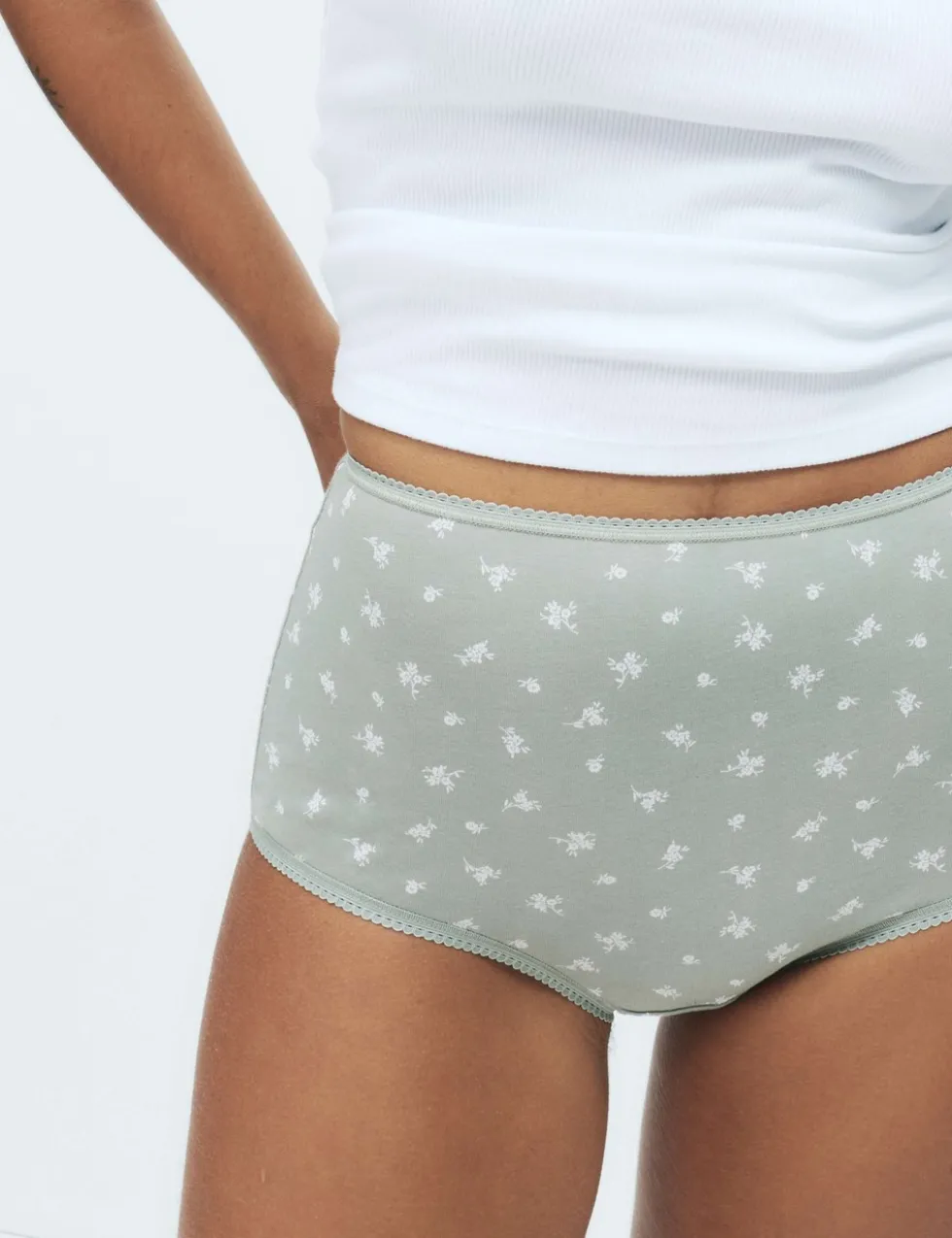 5pk Cotton Lycra™ Printed Full Briefs