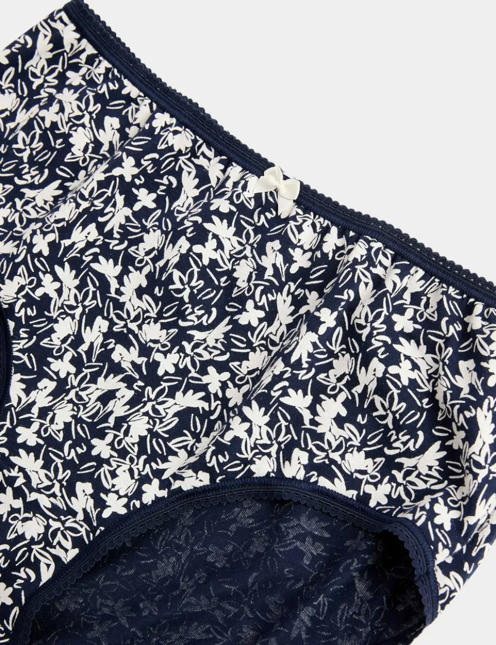 5pk Cotton Lycra™ Printed High Rise Shorts