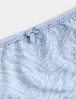 5pk Cotton Lycra™ Printed Low Rise Shorts