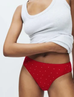 5pk Cotton Modal High Leg Knickers