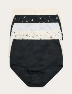 5pk Cotton Modal Rich Full Briefs