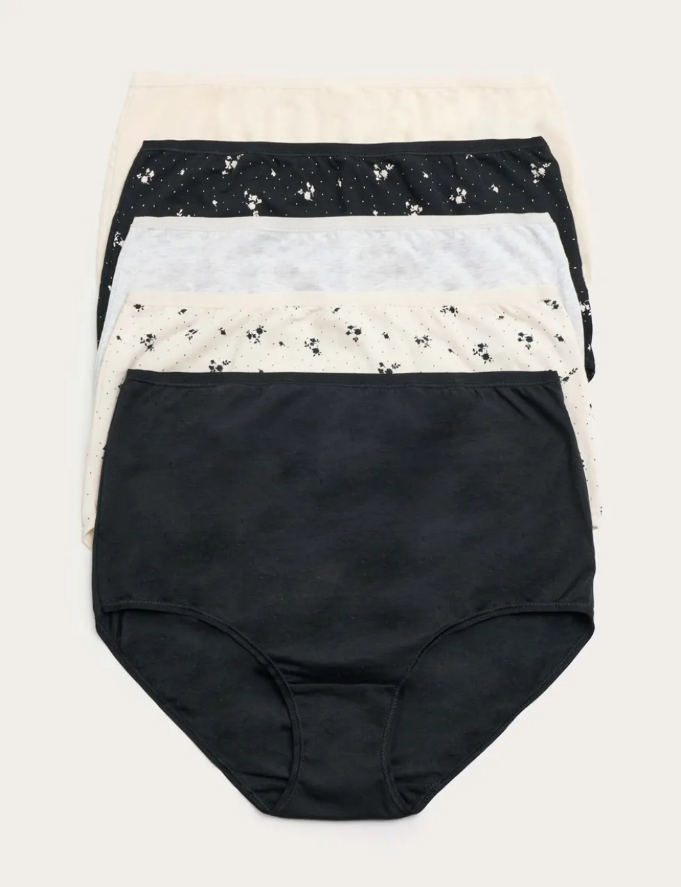 5pk Cotton Modal Rich Full Briefs