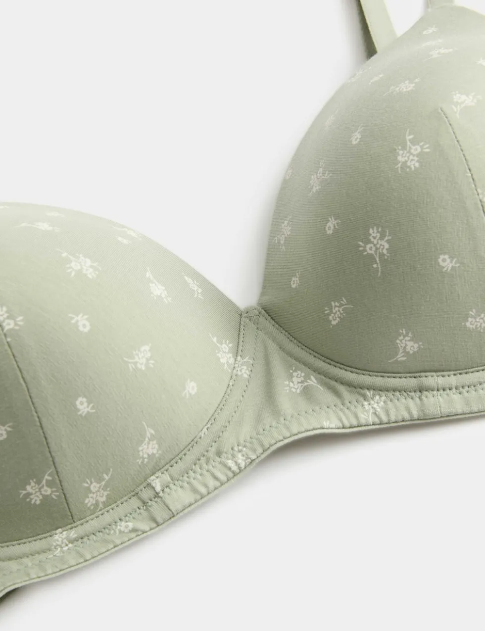 3pk Cotton Non Wired Full Cup T-Shirt Bra A-E