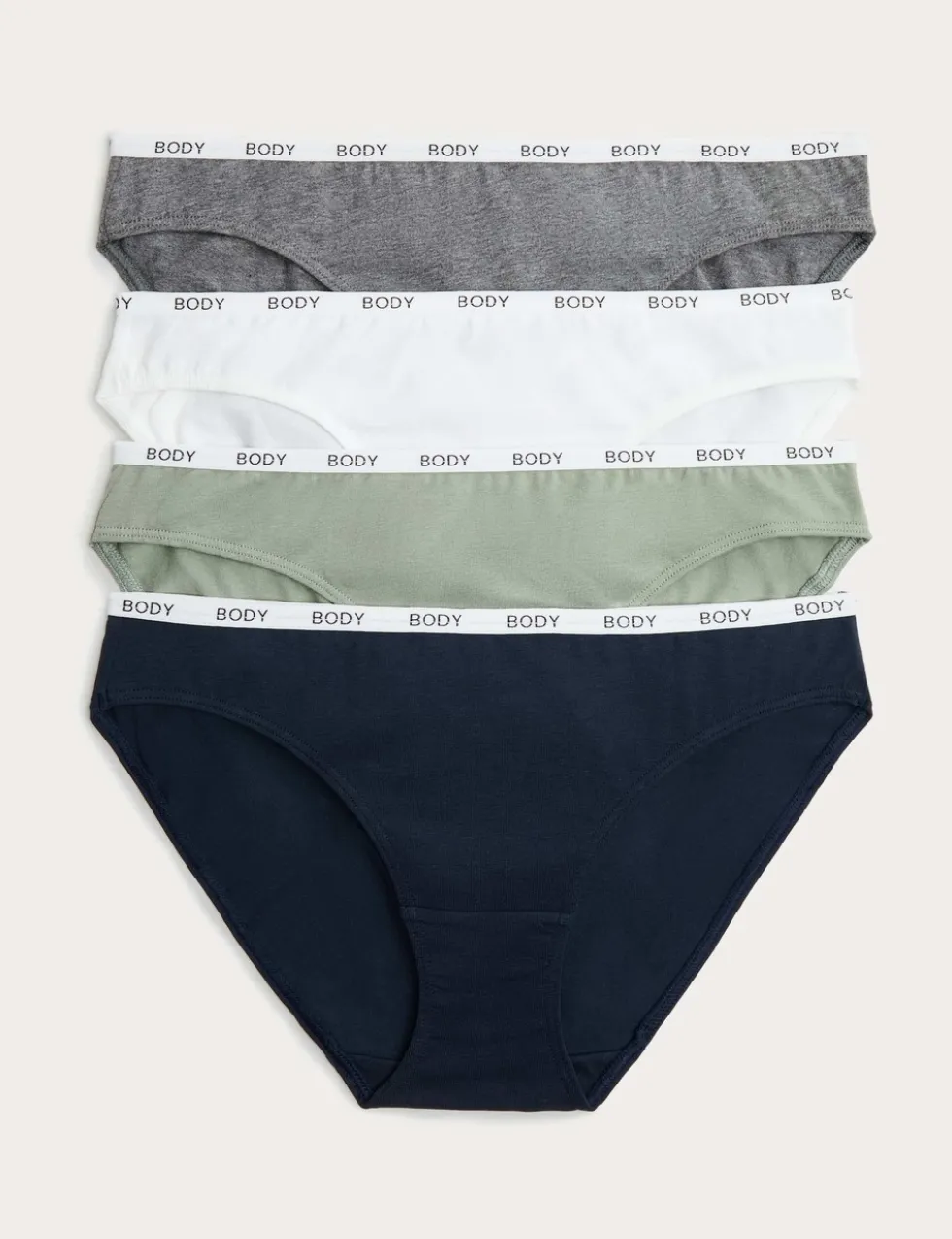 4pk Cotton Rich Bikini Knickers