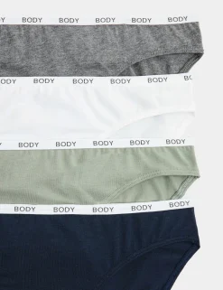4pk Cotton Rich Bikini Knickers