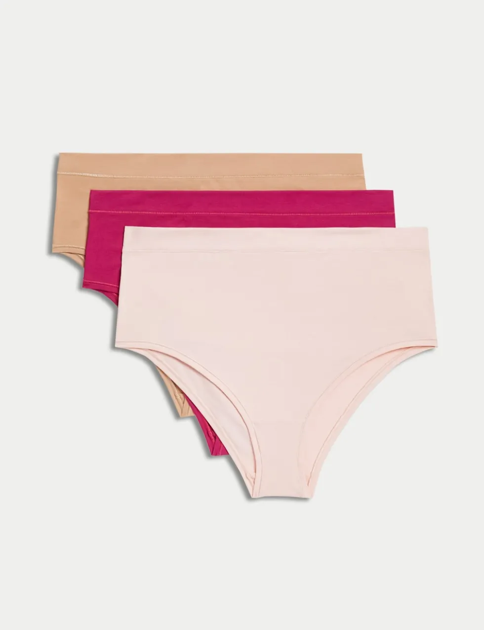 3pk Cotton Rich Brazilian Stoma Knickers