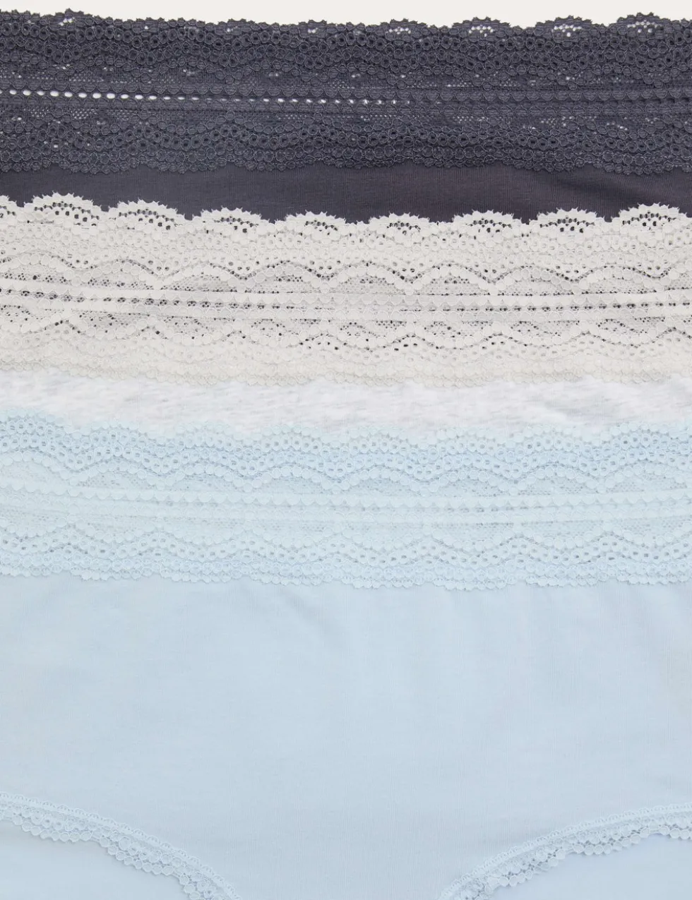 3pk Cotton Rich High Rise Shorts