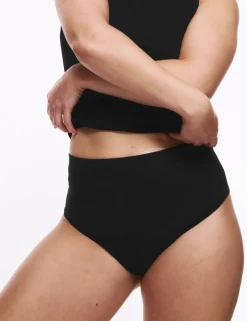 3pk Cotton Rich High Waisted Stoma Thongs