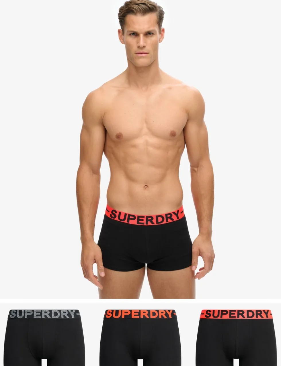 3pk Cotton Rich Jersey Trunks