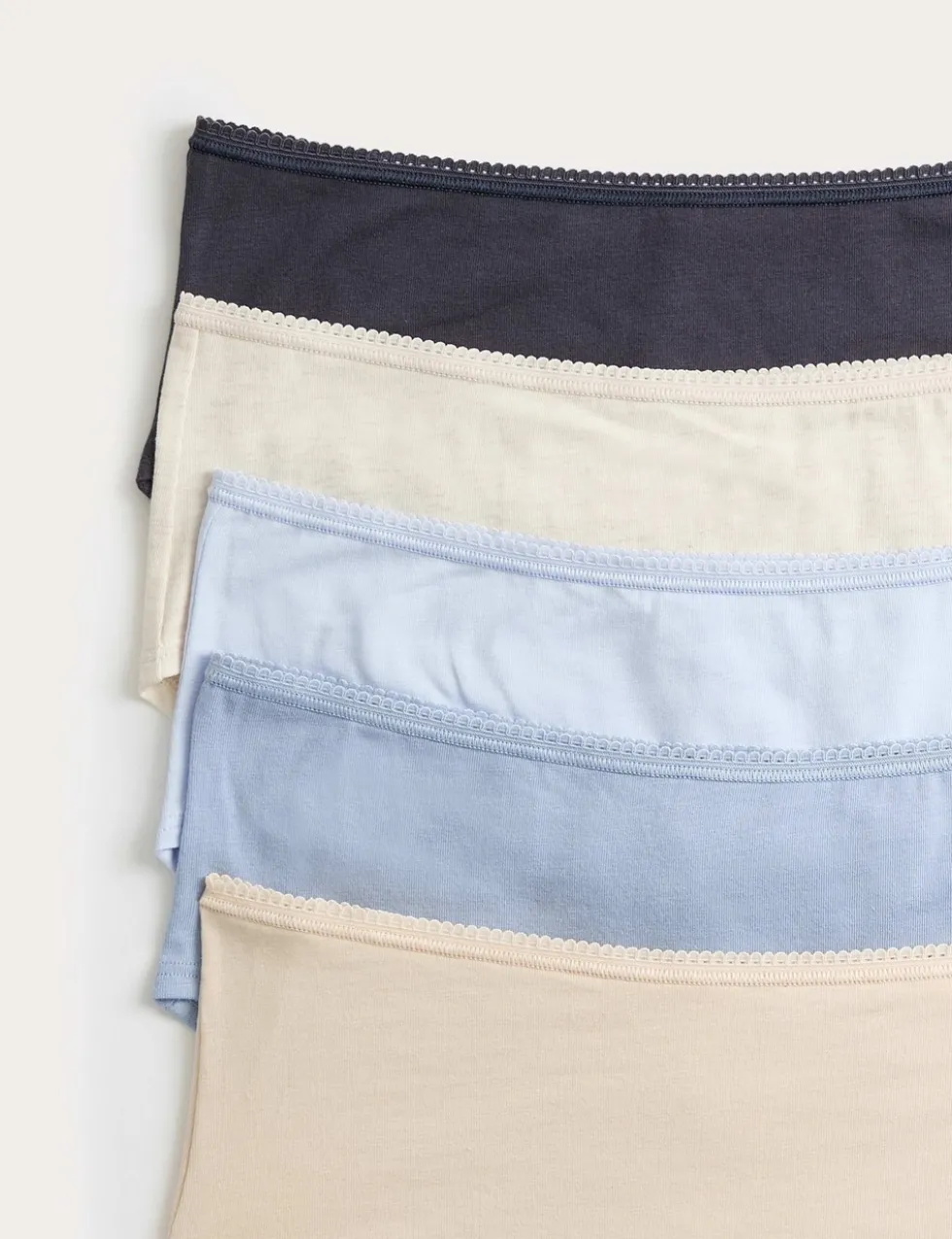 5pk Cotton Rich Lycra® Low Rise Shorts