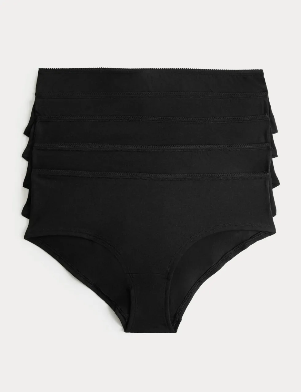 5pk Cotton Rich Lycra® Low Rise Shorts