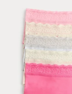 5pk Cotton Rich Printed High Rise Shorts