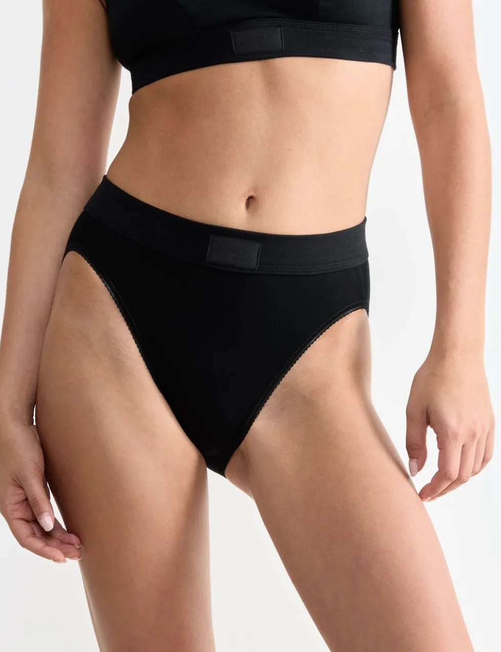 2pk Double Comfort Tai High Leg Knickers