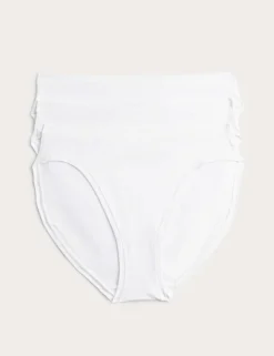 3pk Flexifit™ Modal High Leg Knickers