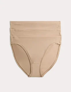 3pk Flexifit™ Modal High Leg Knickers