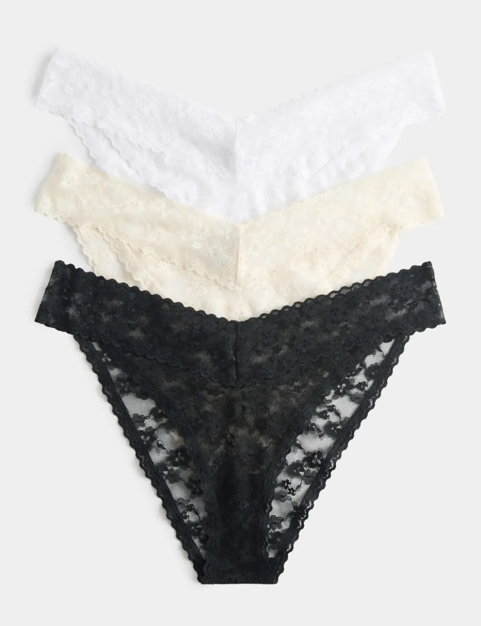 3pk Floral Lace Miami Knickers
