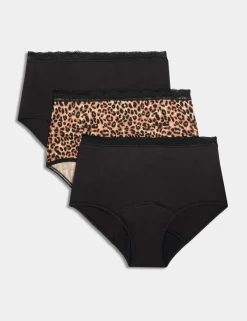 3pk Heavy Absorbency Period Full Briefs