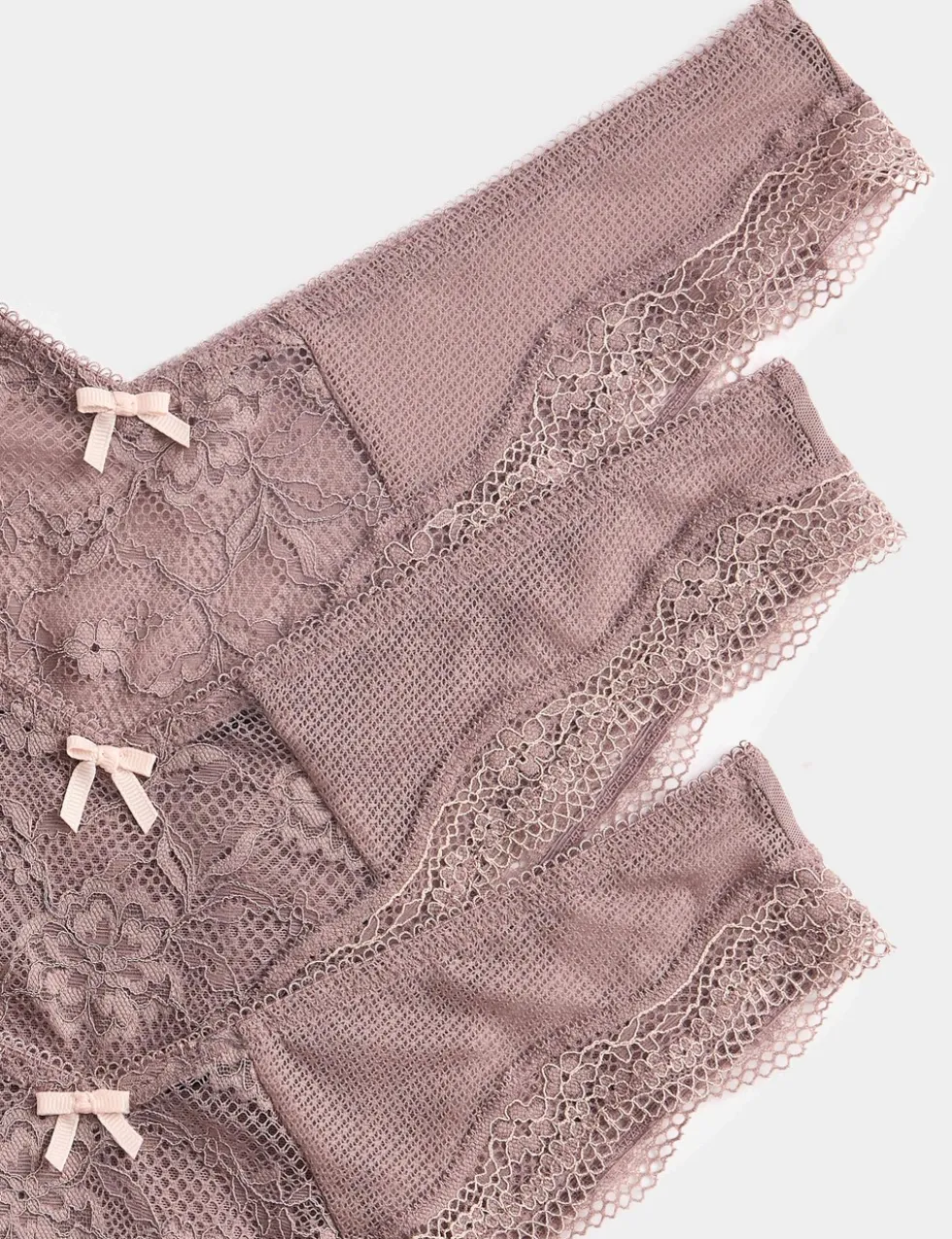 3pk Jasmine Lace Miami Knickers