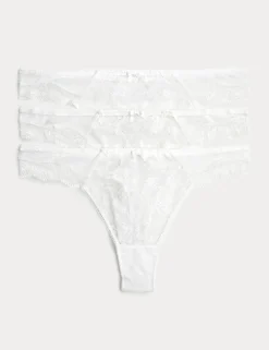 3pk Jasmine Lace Thongs