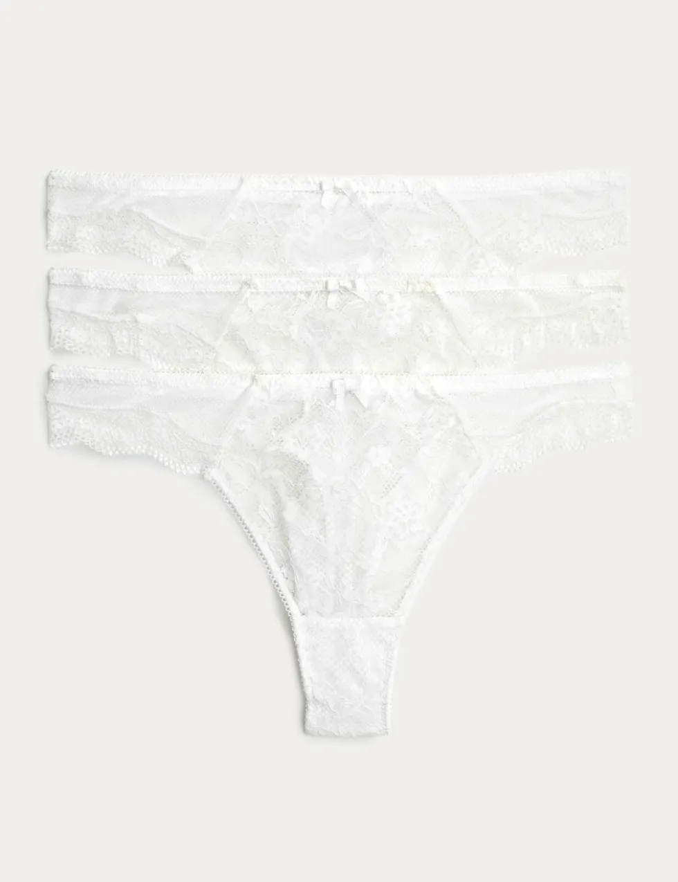3pk Jasmine Lace Thongs