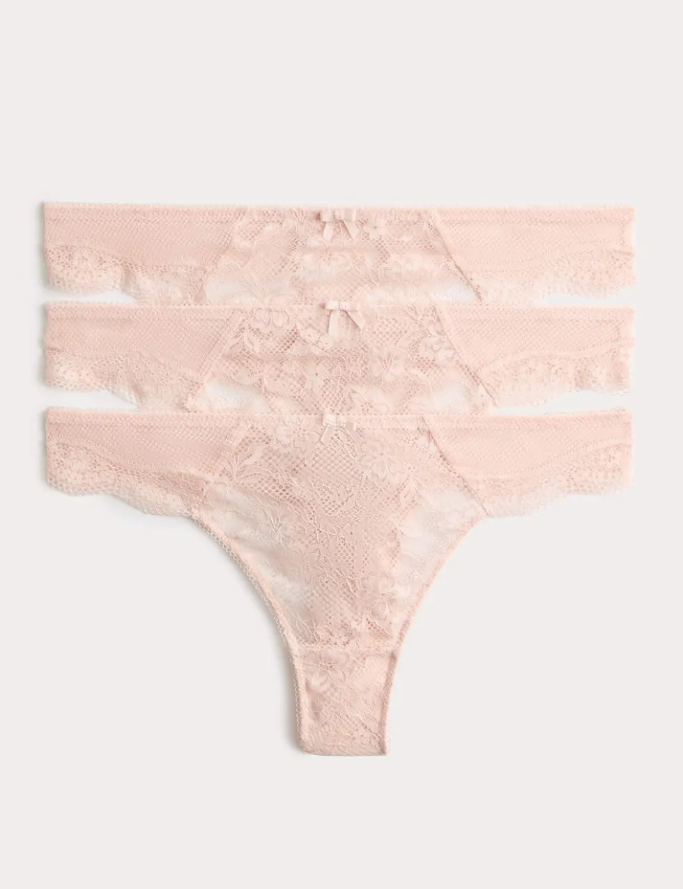 3pk Jasmine Lace Thongs