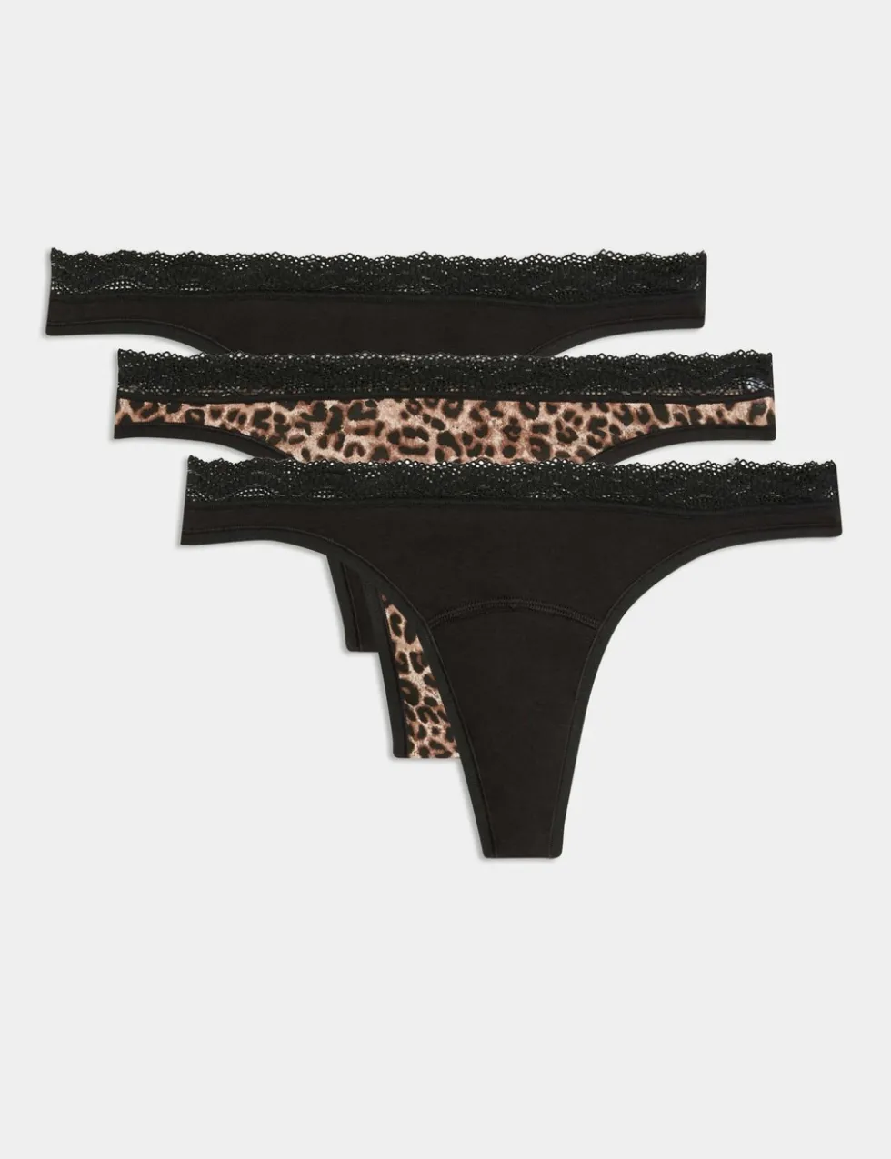 3pk Light Absorbency Period Thongs