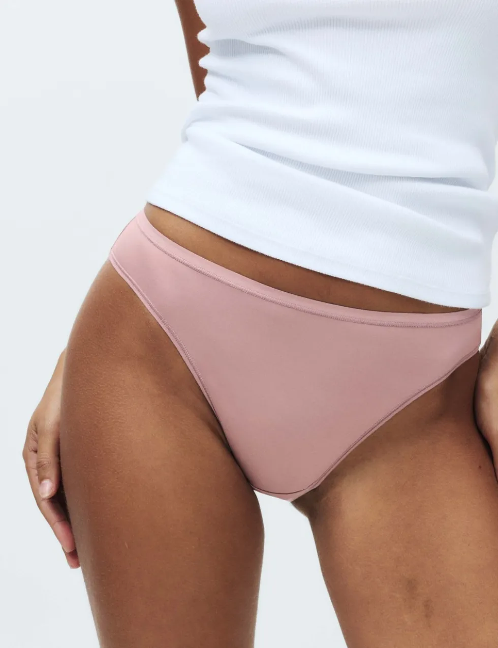 5pk Microfibre High Leg Knickers