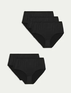 5pk Microfibre High Rise Shorts
