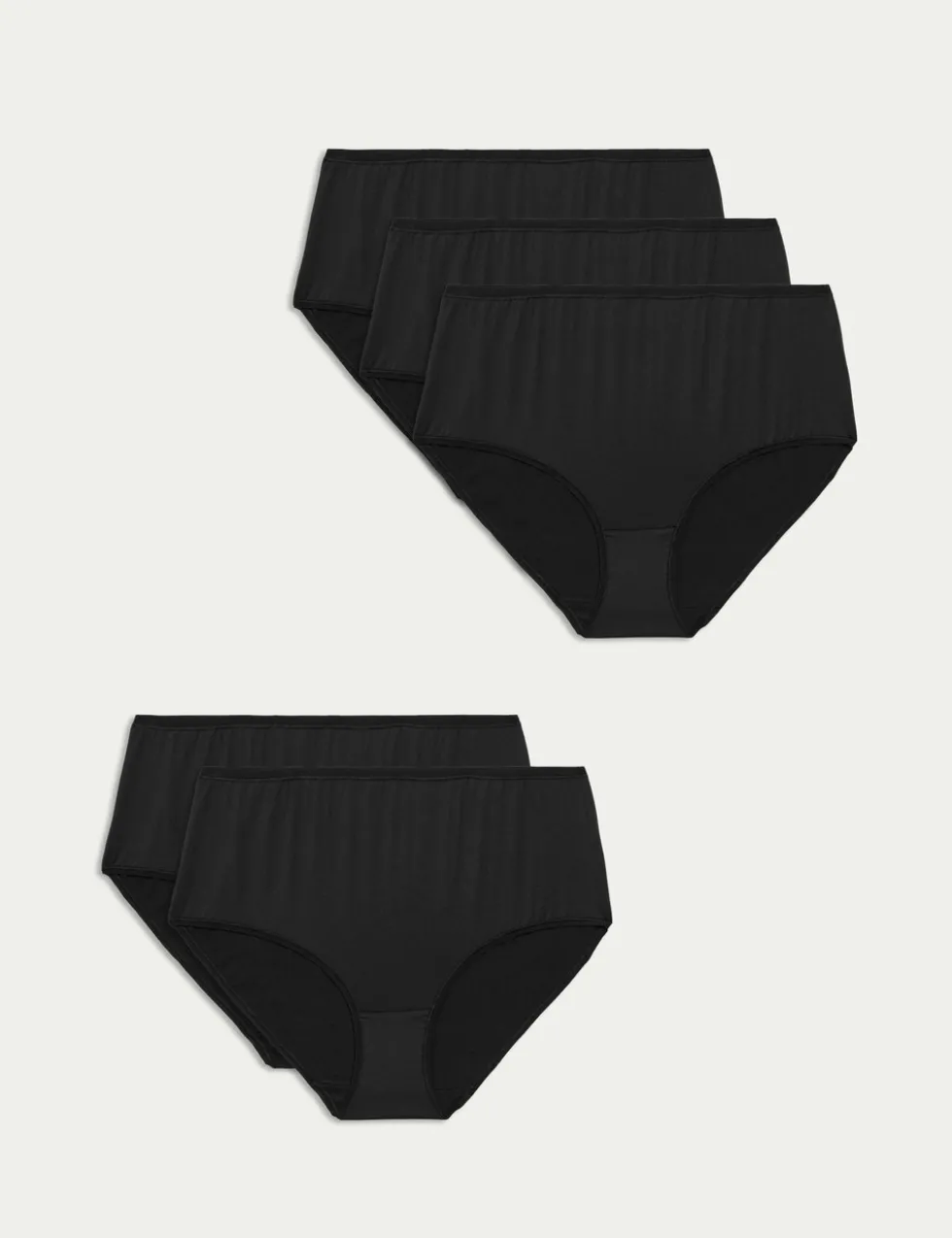 5pk Microfibre High Rise Shorts