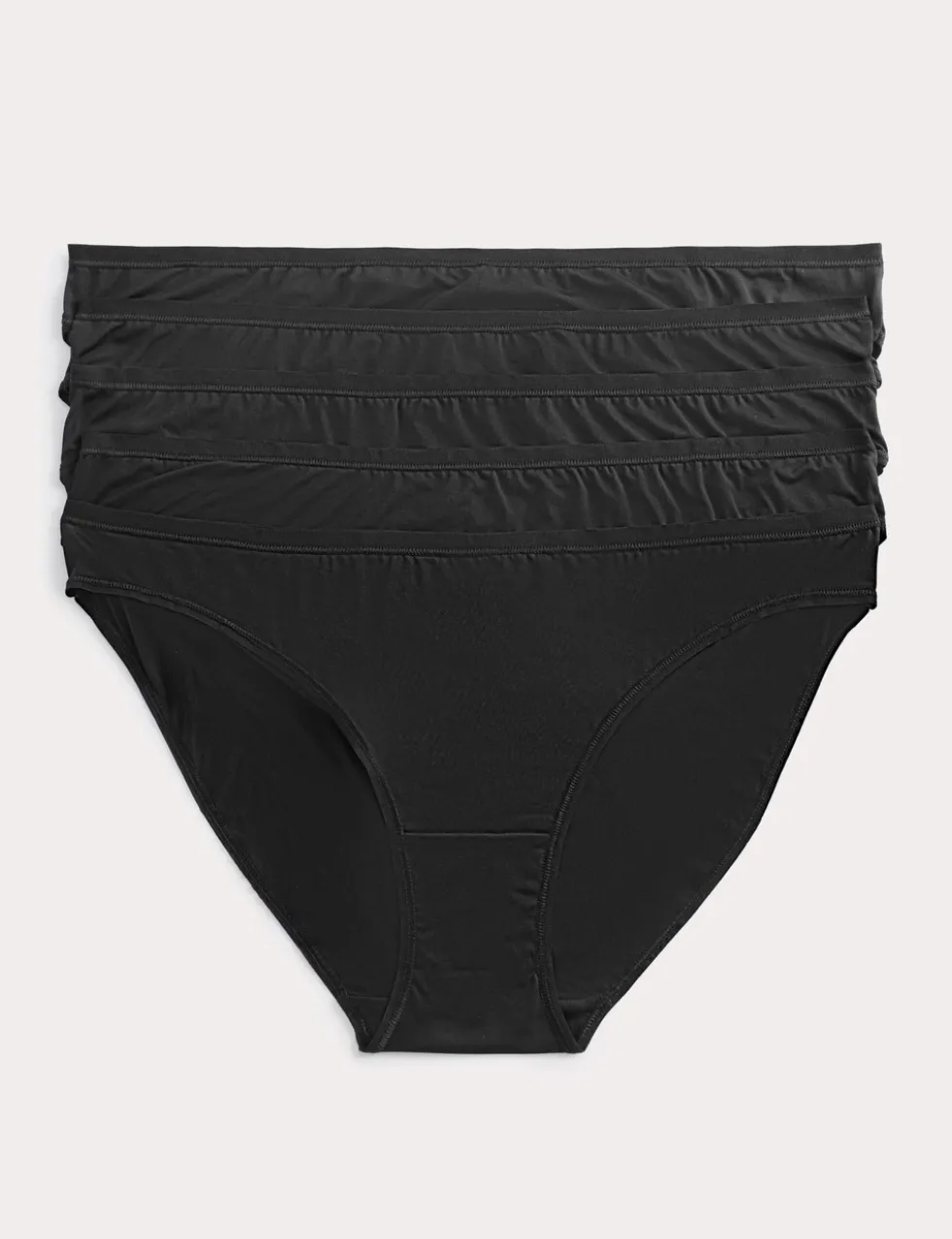 5pk Microfibre Low Rise Bikini Knickers
