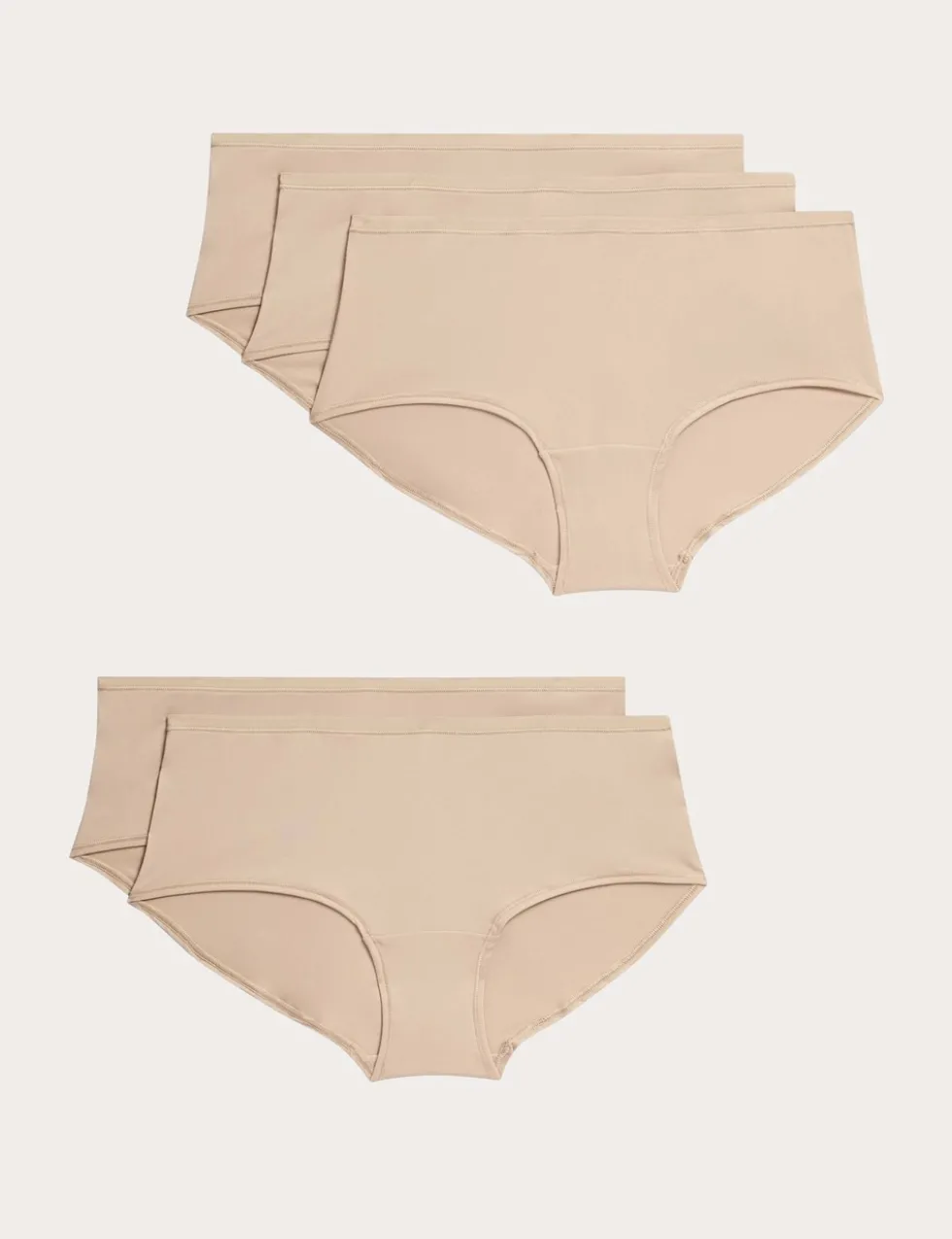 5pk Microfibre Low Rise Shorts