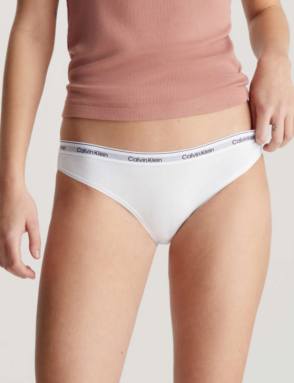 3pk Modern Logo Cotton Rich Bikini Knickers