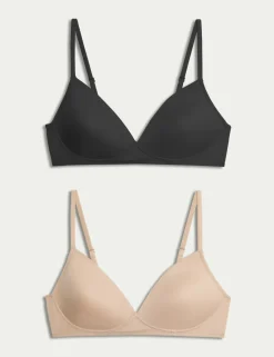 2pk Non Wired First Bras AA-D