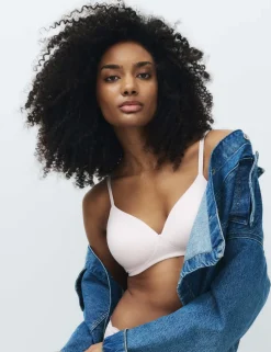 3pk Non Wired T-Shirt Bras A-E