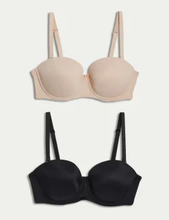 2pk Padded Multiway Bras A-E