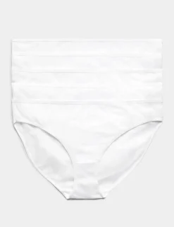 5pk Pure Cotton Bikini Knickers