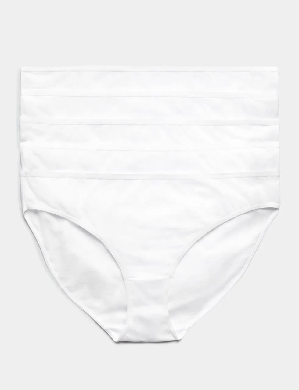 5pk Pure Cotton Bikini Knickers