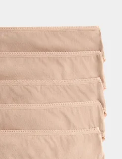 5pk Pure Cotton Bikini Knickers