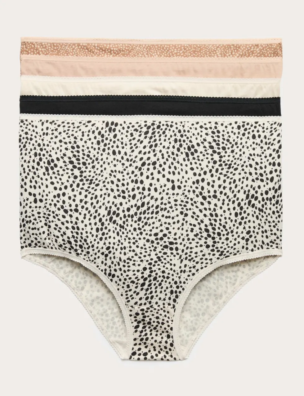 5pk Pure Cotton Full Briefs