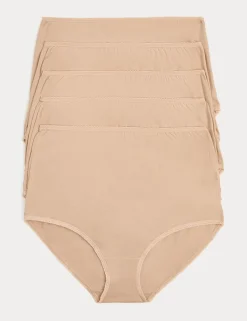 5pk Pure Cotton Full Briefs